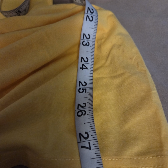 Burberry Yellow Polo with Plaid Sleeves - Picture 8 of 15